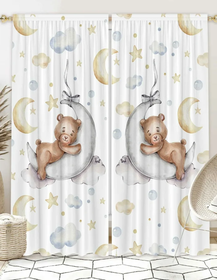 Baby bedroom curtains
