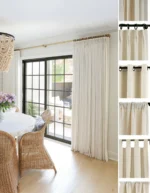 Guest room curtains